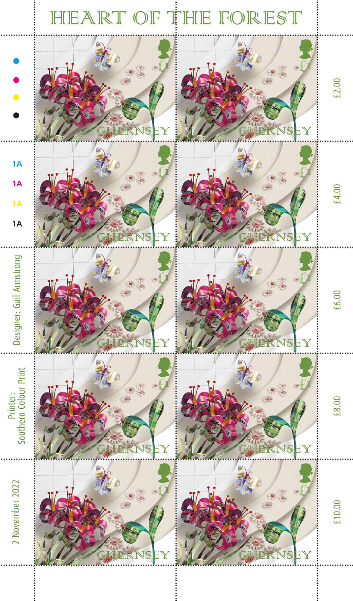 Heart of the Forest part 4 Sheet of 10
